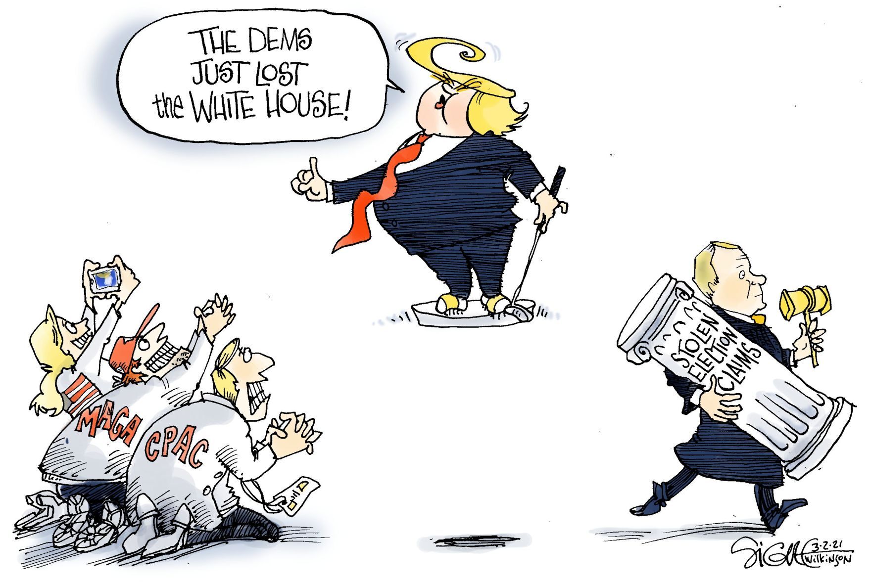 Signe Wilkinson cartoon